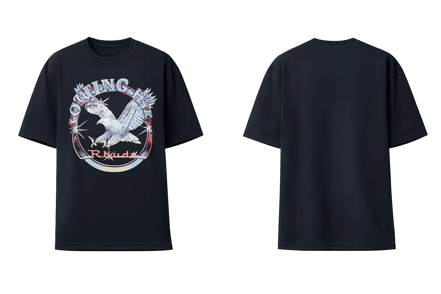 Black Notting Hill Eagle T-Shirt
