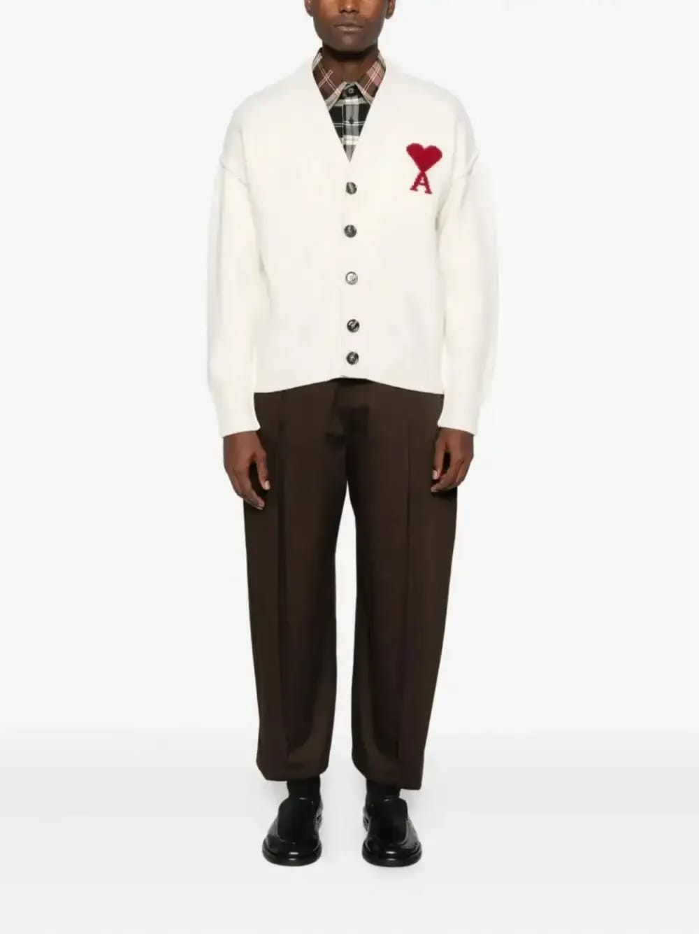 Ami De Coeur wool cardigan off-white