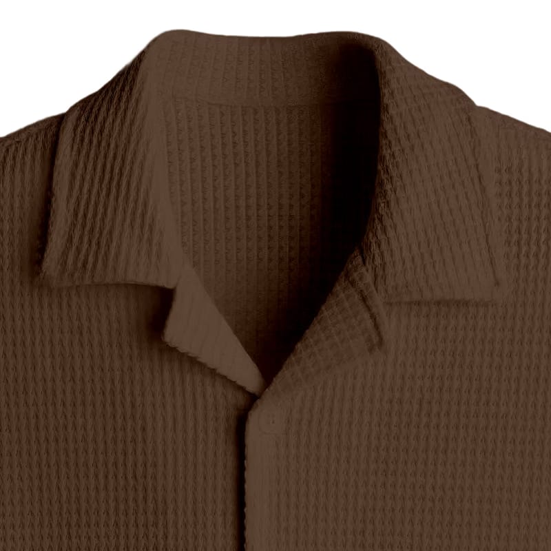 Waffle Shirt Brown
