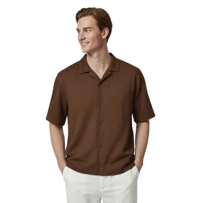 Waffle Shirt Brown