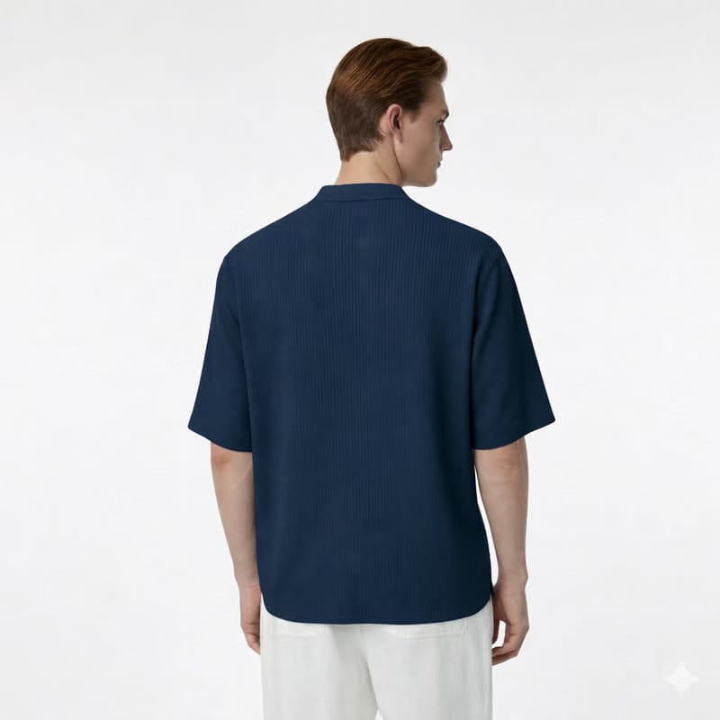 Waffle Shirt Teal
