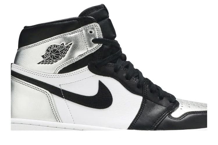 Air Jordan 1 Retro High OG Silver Toe
