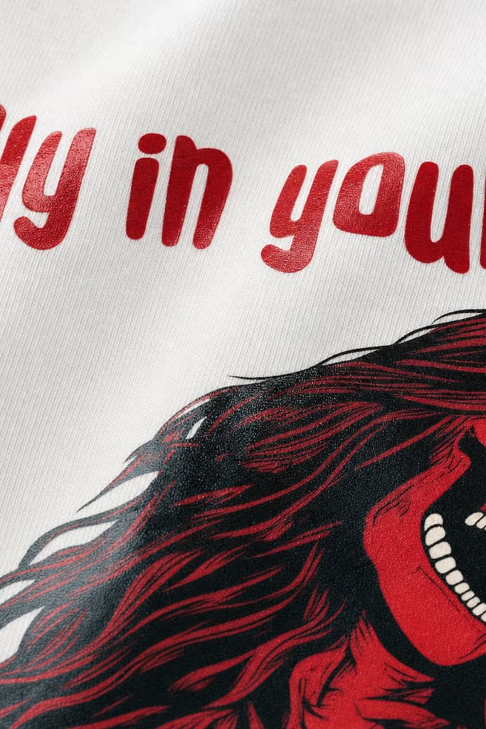 Deadly in Your Arms Voyd White T-shirt
