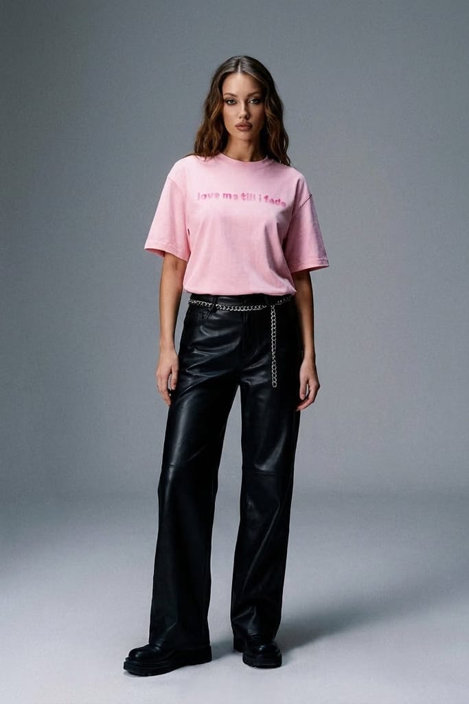 Love Me Till I Fade Voyd Pink T-shirt