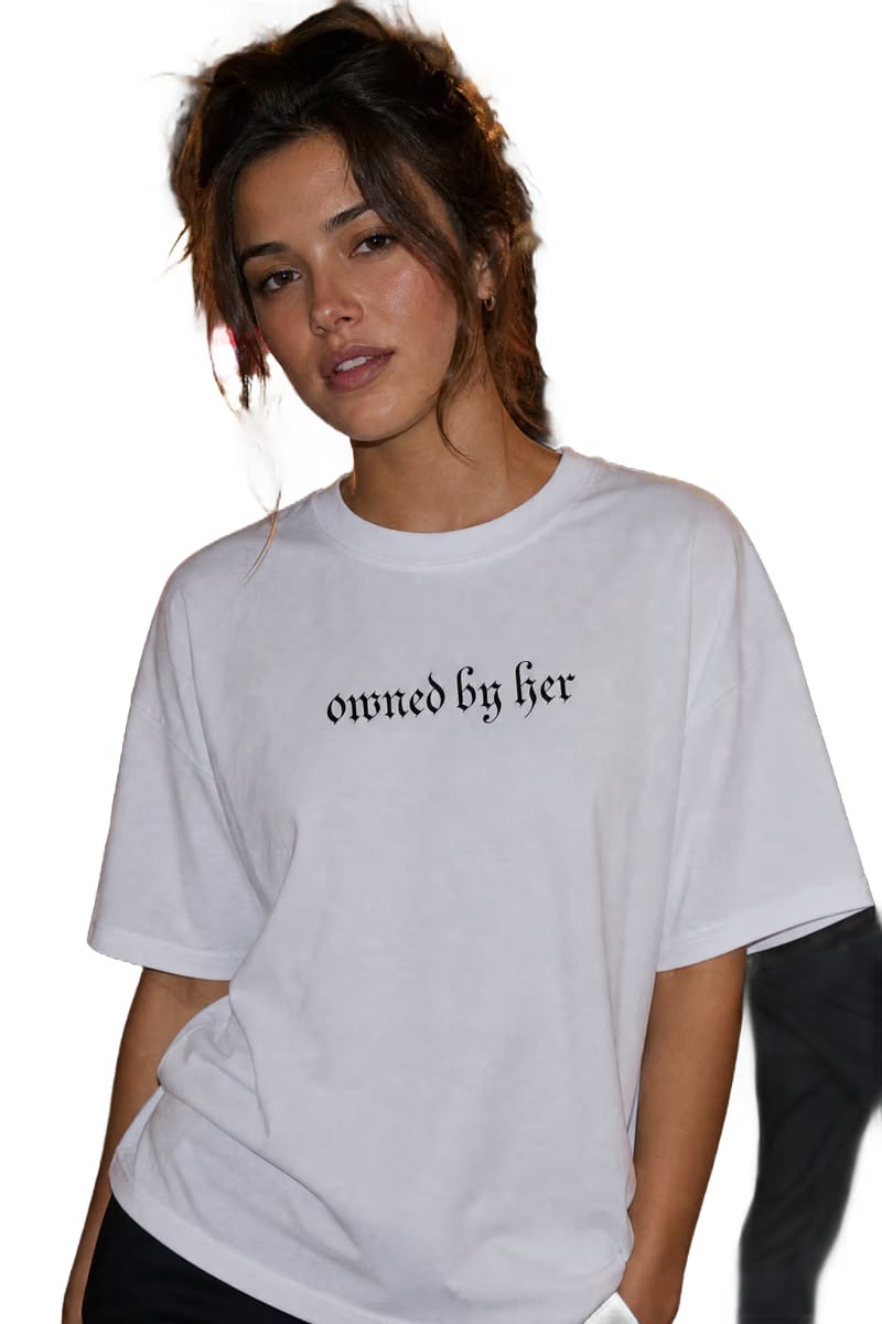 Owned by Her Voyd White T-shirt