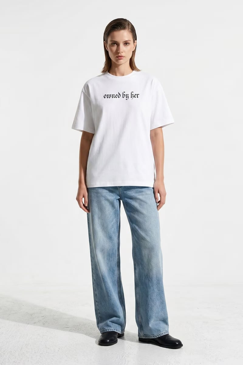 Owned by Her Voyd White T-shirt