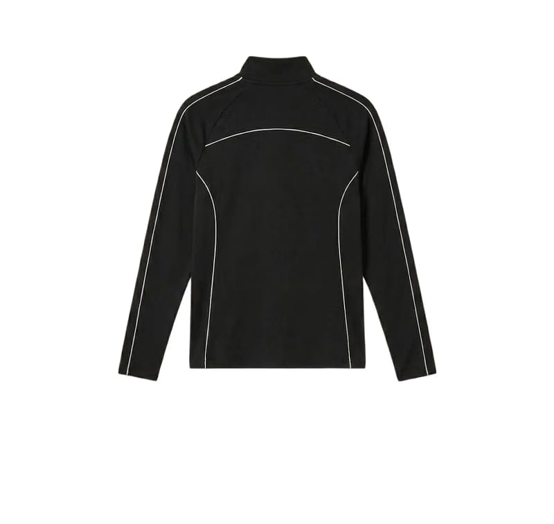 Gymbrat Alpha Contrast Quarter Zip Men Black Pullover