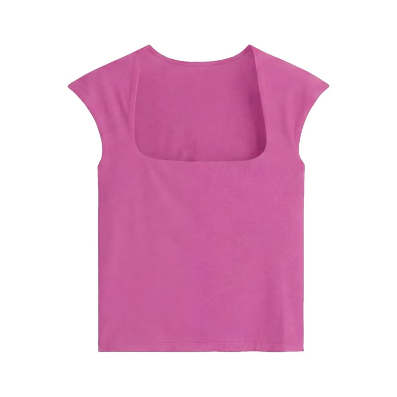 Off Supply Essence Pink Crop Top