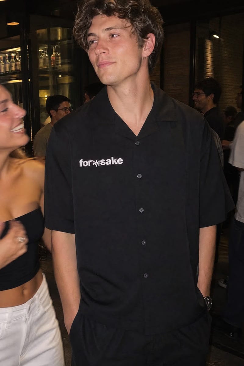 Forfksake Limited Edition Fake Bowling Shirt Black