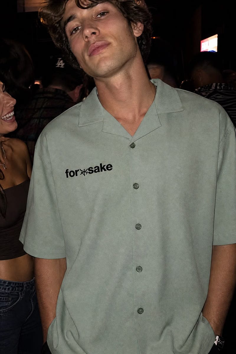 Forfksake Limited Edition Fake Bowling Shirt (Sage Green)