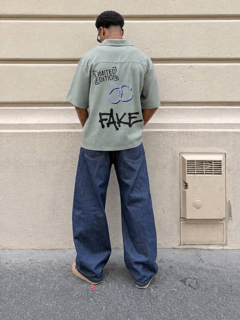 Forfksake Limited Edition Fake Bowling Shirt (Sage Green)
