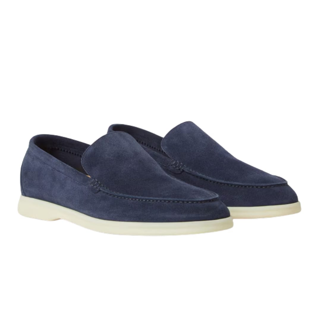 Loro Piana Summer Walk Loafer Dark Deep Sea (W1JT)