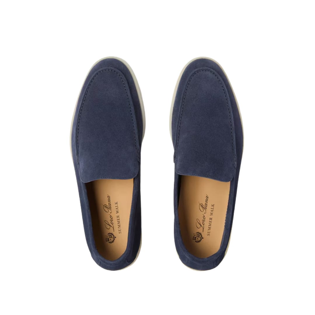 Loro Piana Summer Walk Loafer Dark Deep Sea (W1JT)