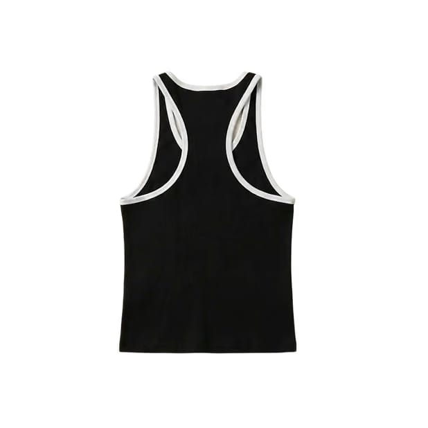 Gymbrat Contrast Men Black Tank