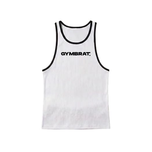 Gymbrat Contrast Men Gray Tank