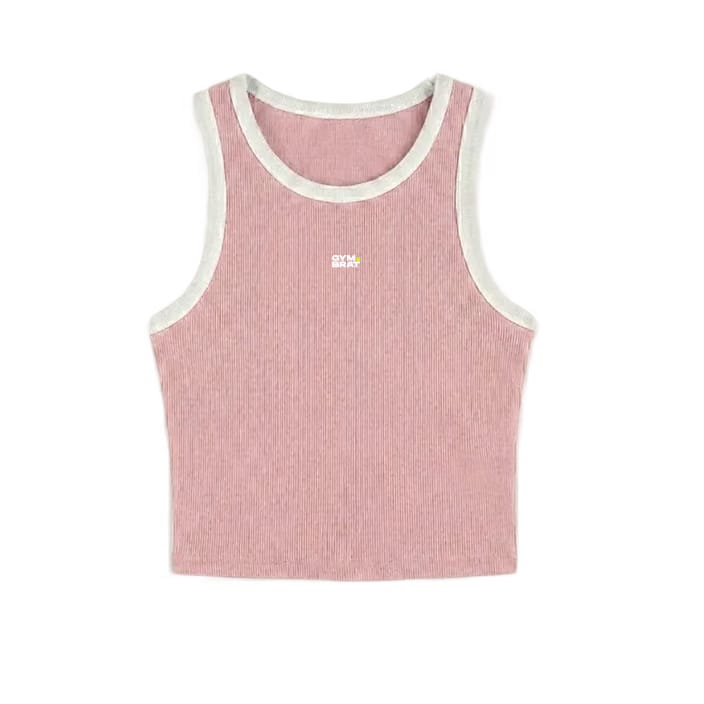 Gymbrat Contrast Women Pink Tank