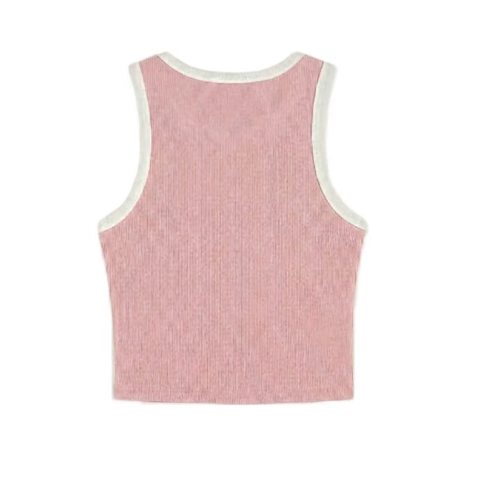 Gymbrat Contrast Women Pink Tank