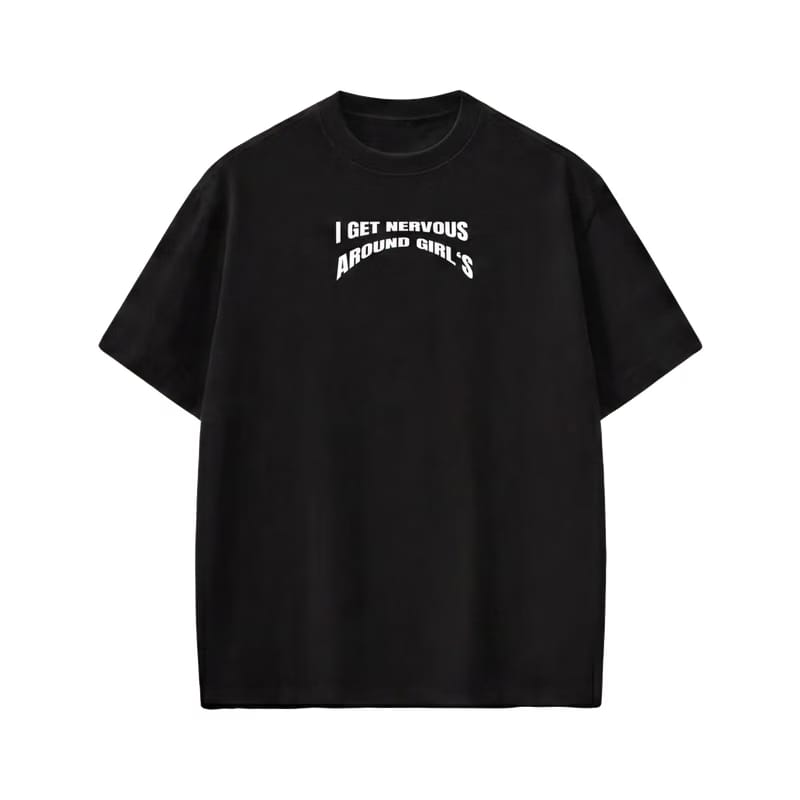 Forfksake Around Girl's Black T-Shirt