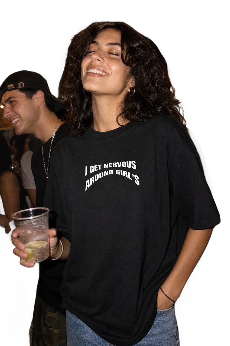 Forfksake Around Girl's Black T-Shirt