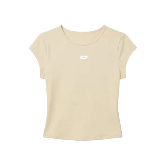 Gymbrat Women Butter Yellow Tee
