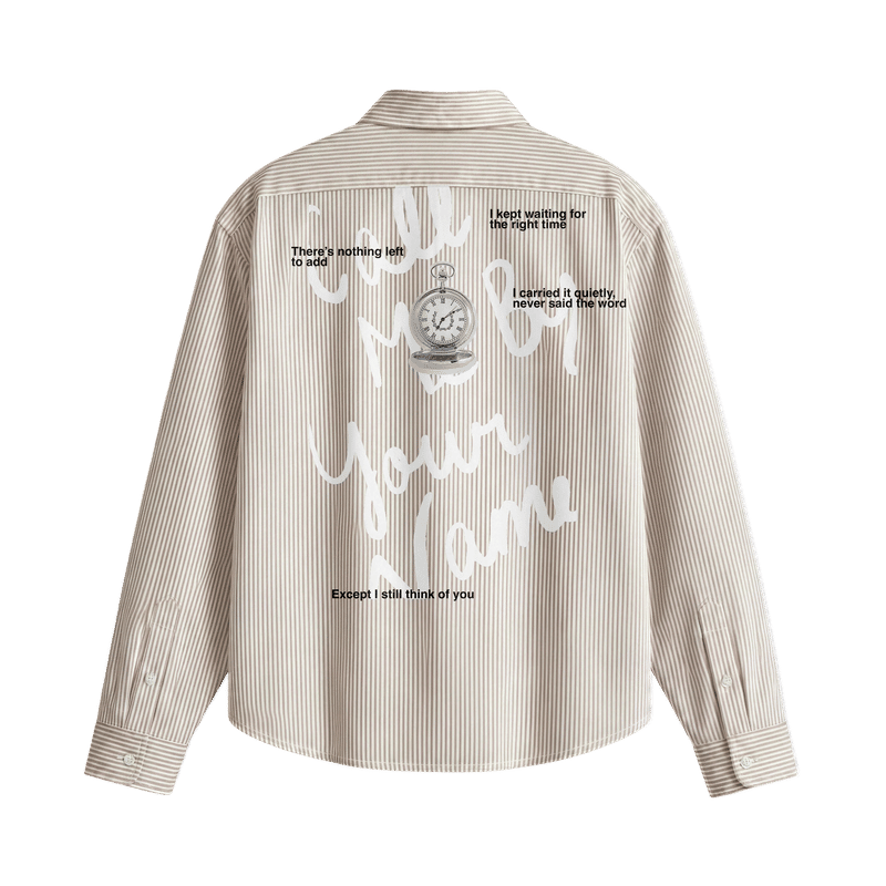 Off Supply Call Me By Your Name Beige Shirt