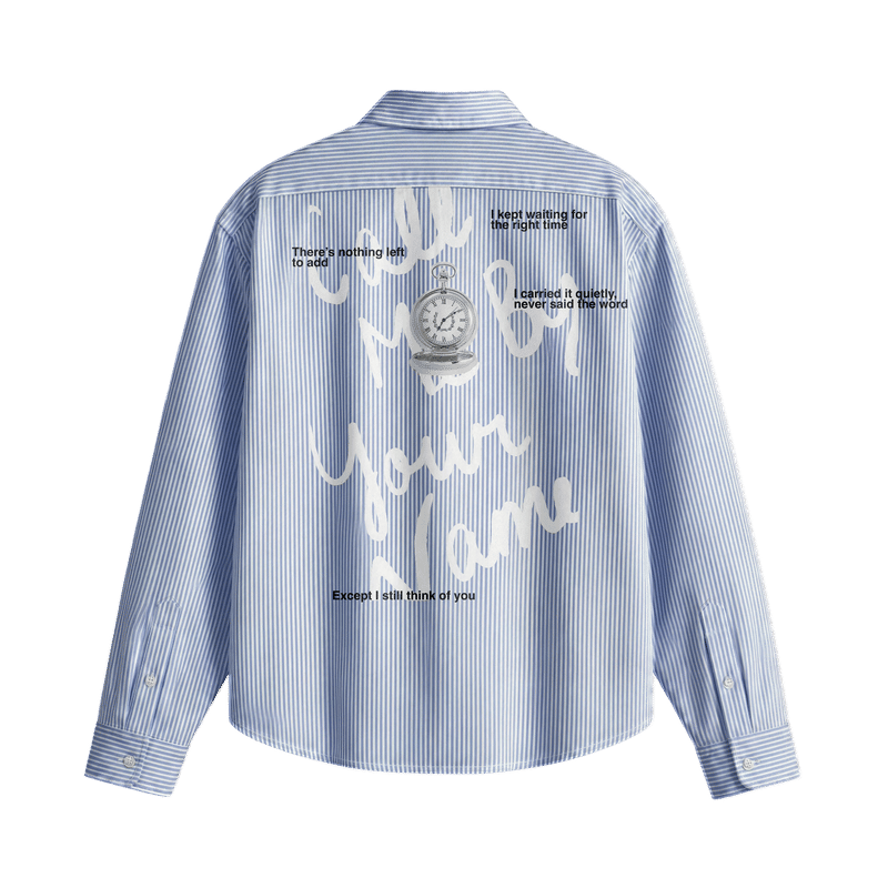 Off Supply Call Me By Your Name Blue Shirt