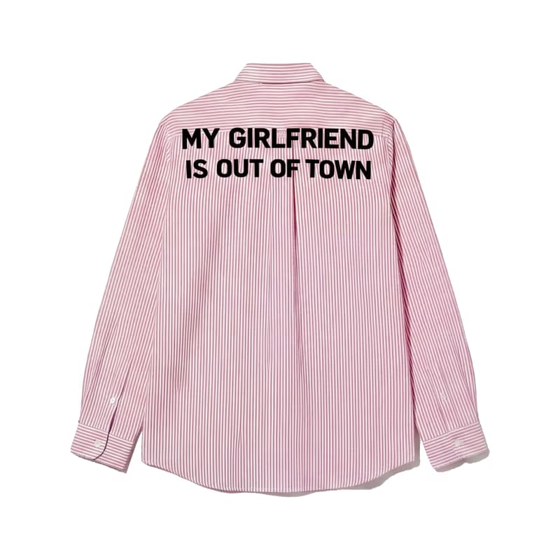 Off Supply My Girlfriend Is Out Of Town Shirt (Pink)
