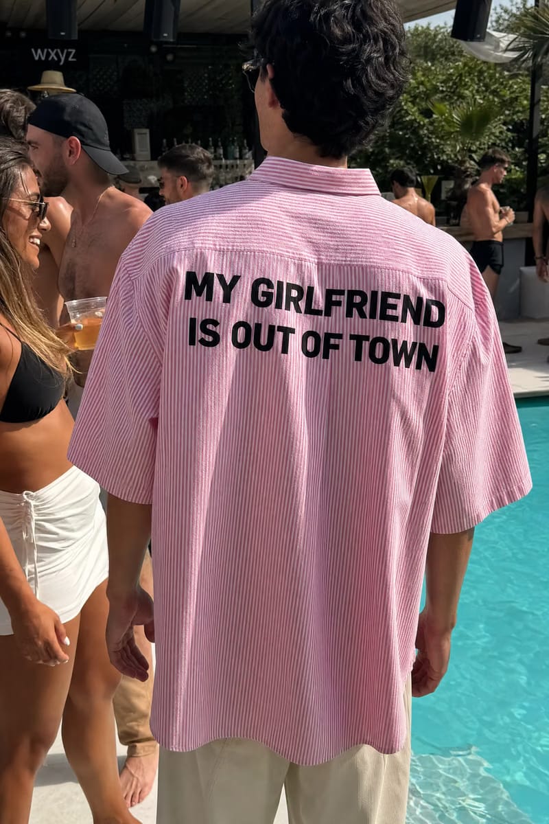 Off Supply My Girlfriend Is Out Of Town Shirt (Pink)