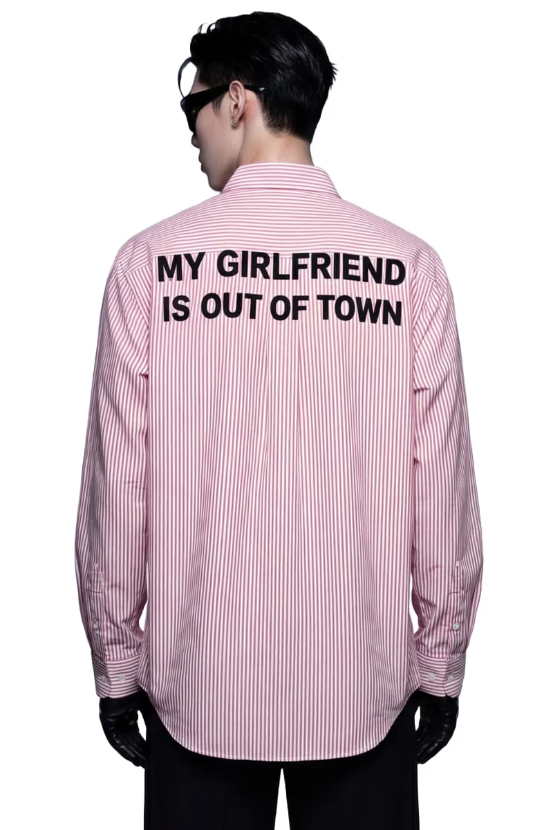 Off Supply My Girlfriend Is Out Of Town Shirt (Pink)
