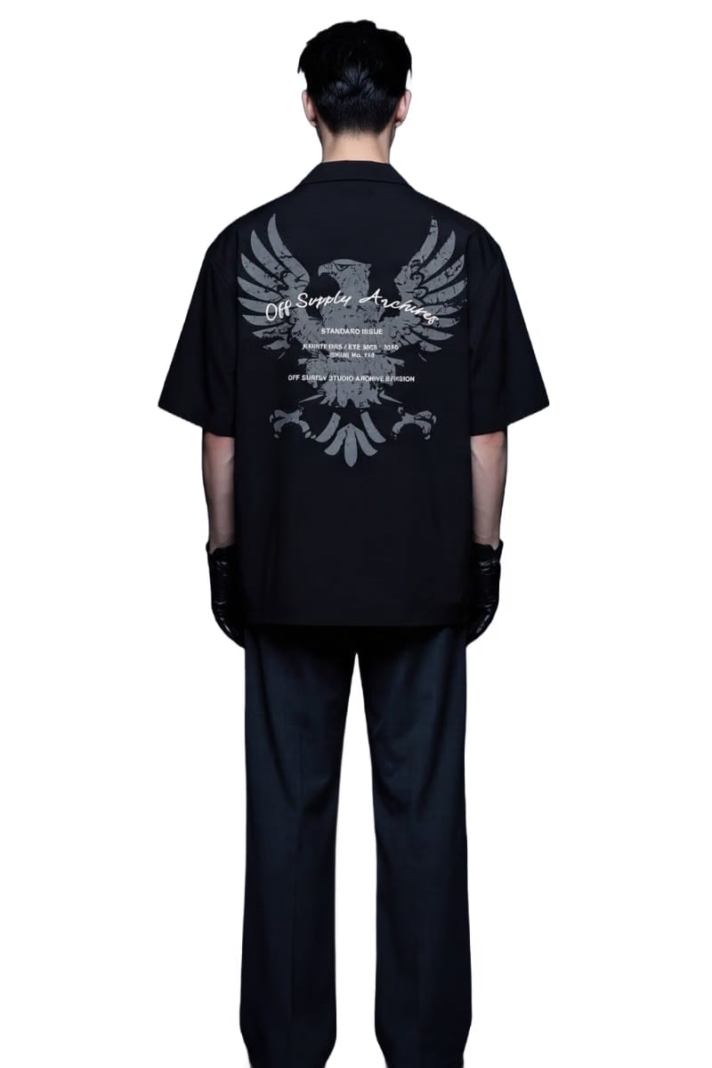 Off Supply Archives 156 Black Bowling Shirt
