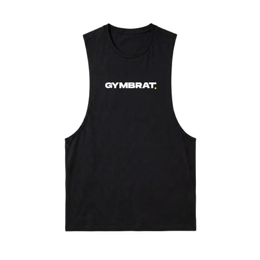 Gymbrat Statement Training Men Black Tank