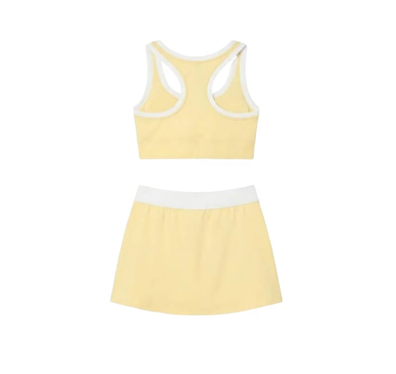Gymbrat Together Butter Yellow Cordset