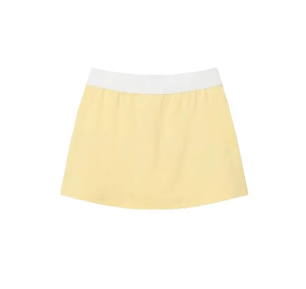 Gymbrat Together Butter Yellow Skorts