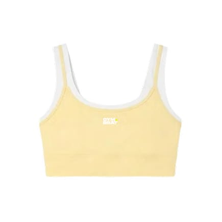 Gymbrat Together Butter Yellow Sports Bra