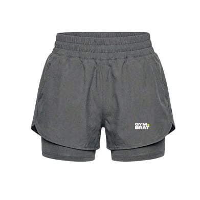 Gymbrat Women Shorts Gray