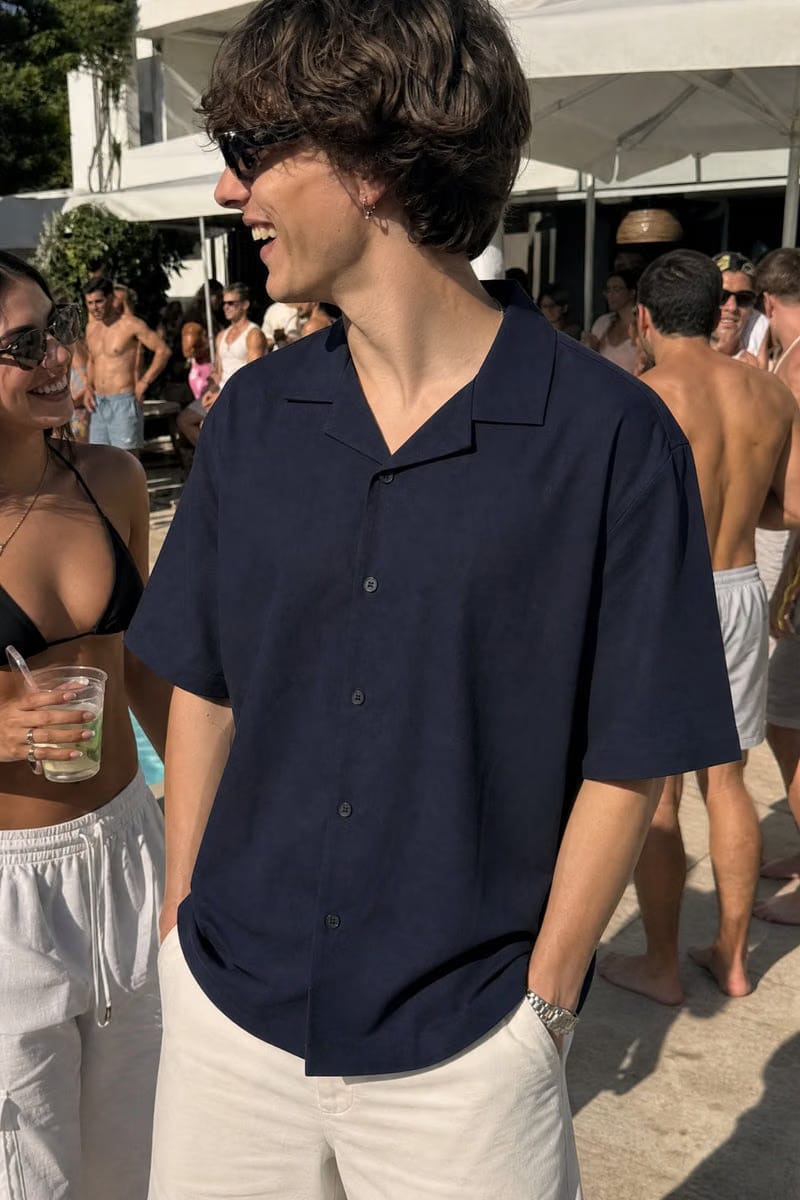 Off Supply Interests Shirt - Navy Blue