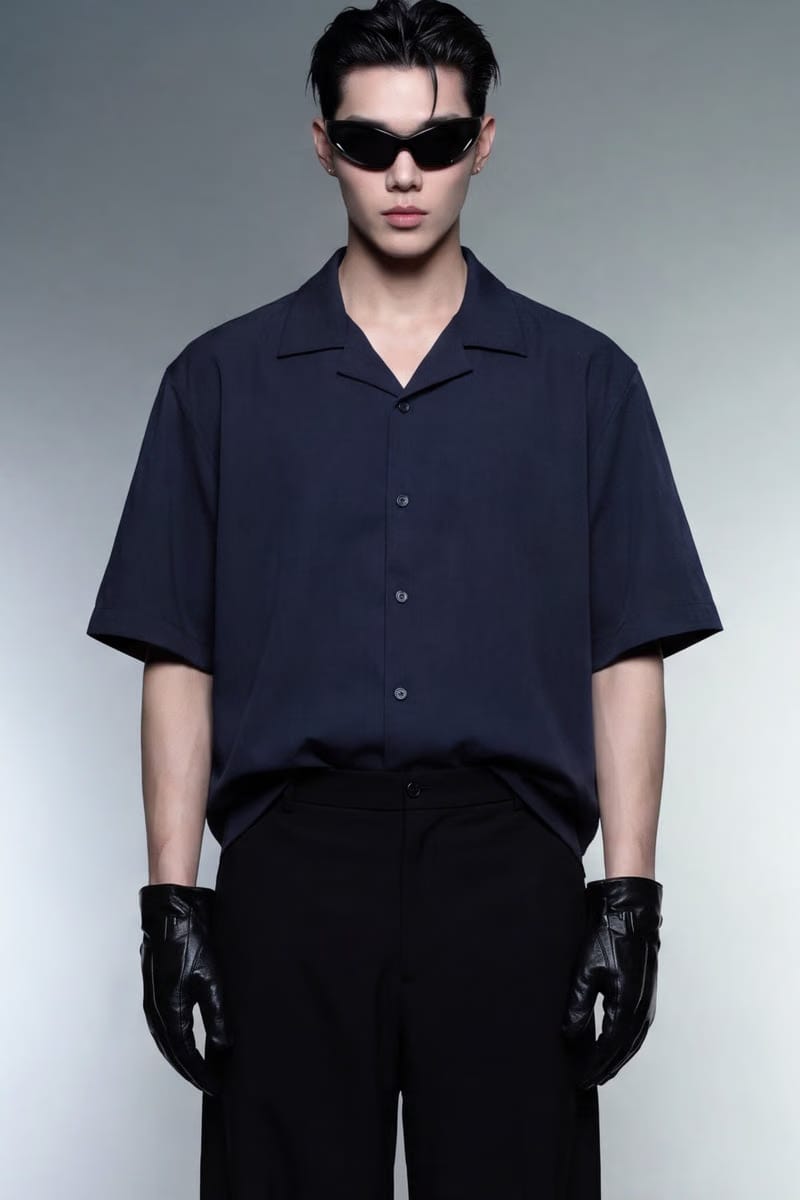 Off Supply Interests Shirt - Navy Blue