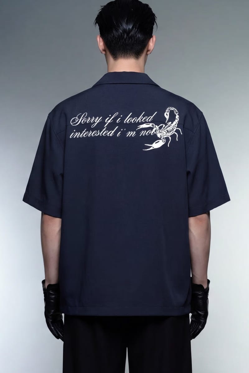 Off Supply Interests Shirt - Navy Blue