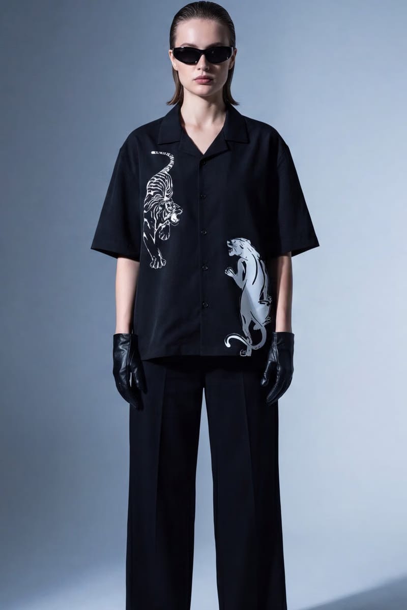 Off Supply Money Over Feelings Bowling Shirt - Black