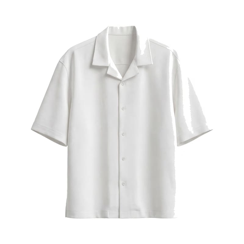 Off Supply Motion Bowling Shirt - White