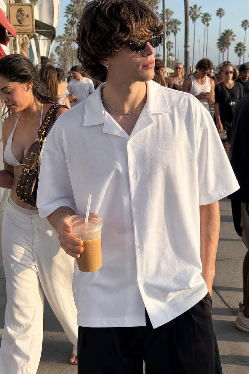 Off Supply Motion Bowling Shirt - White