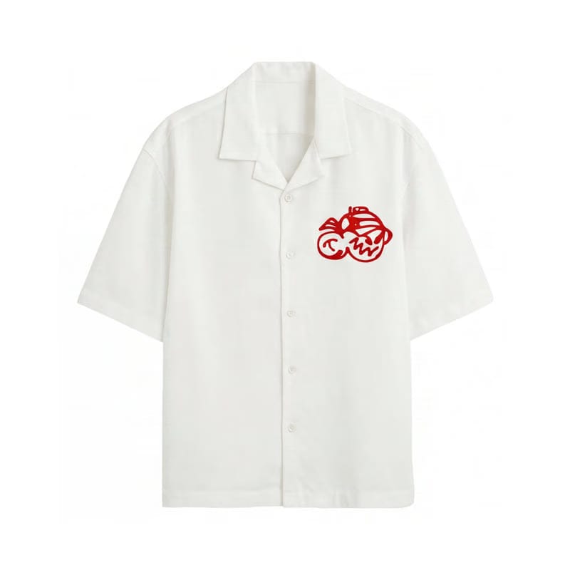Off Supply Rogue Club White Bowling Shirt