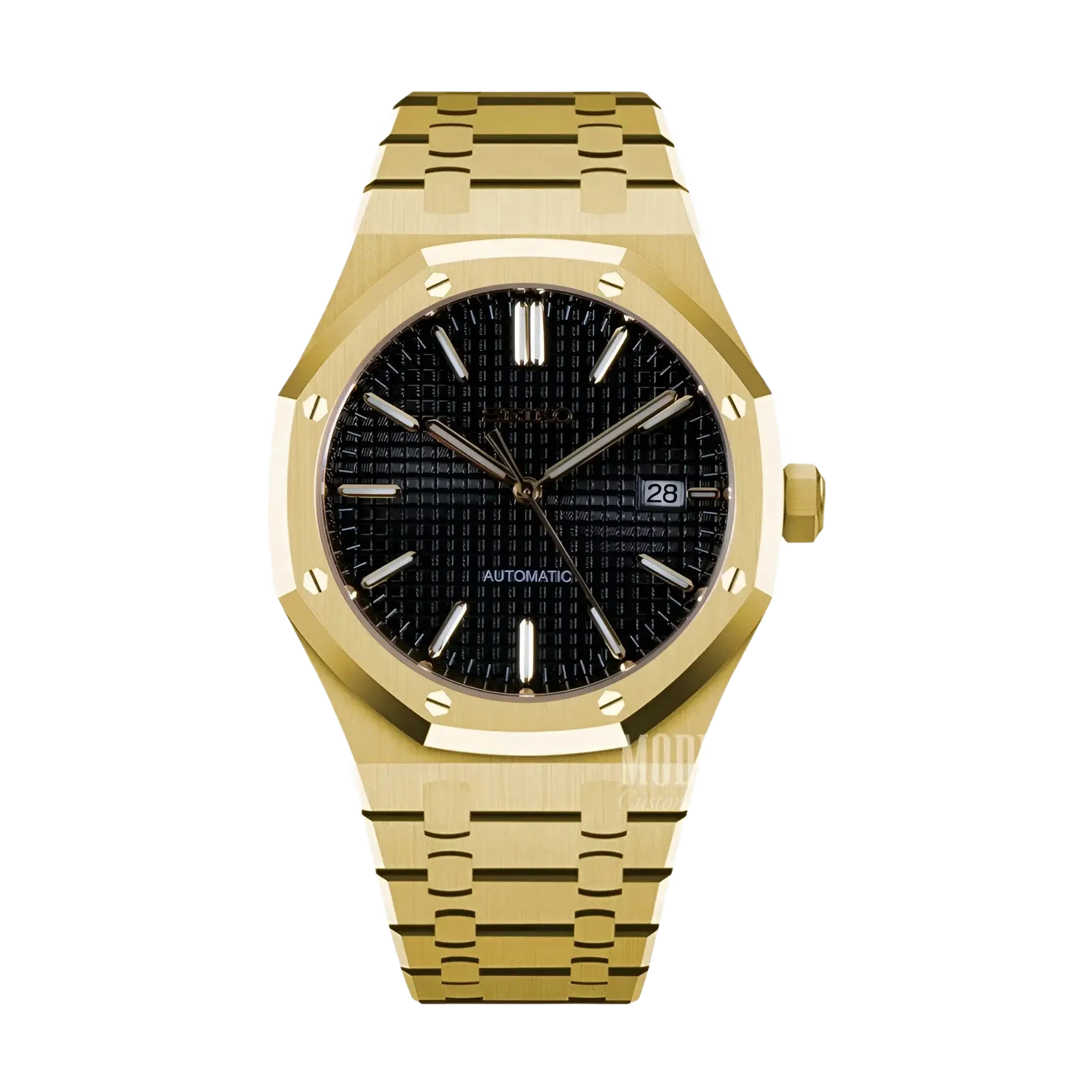 Mod (original Seiko Movement)  Yellow Gold