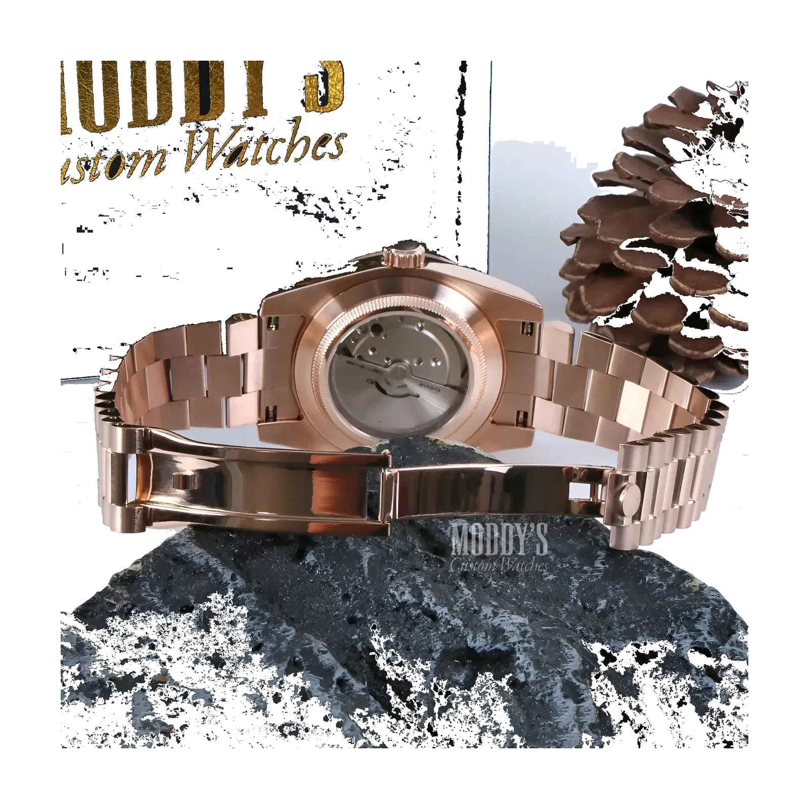 Seikojust Daydate Rose Gold Chocolate