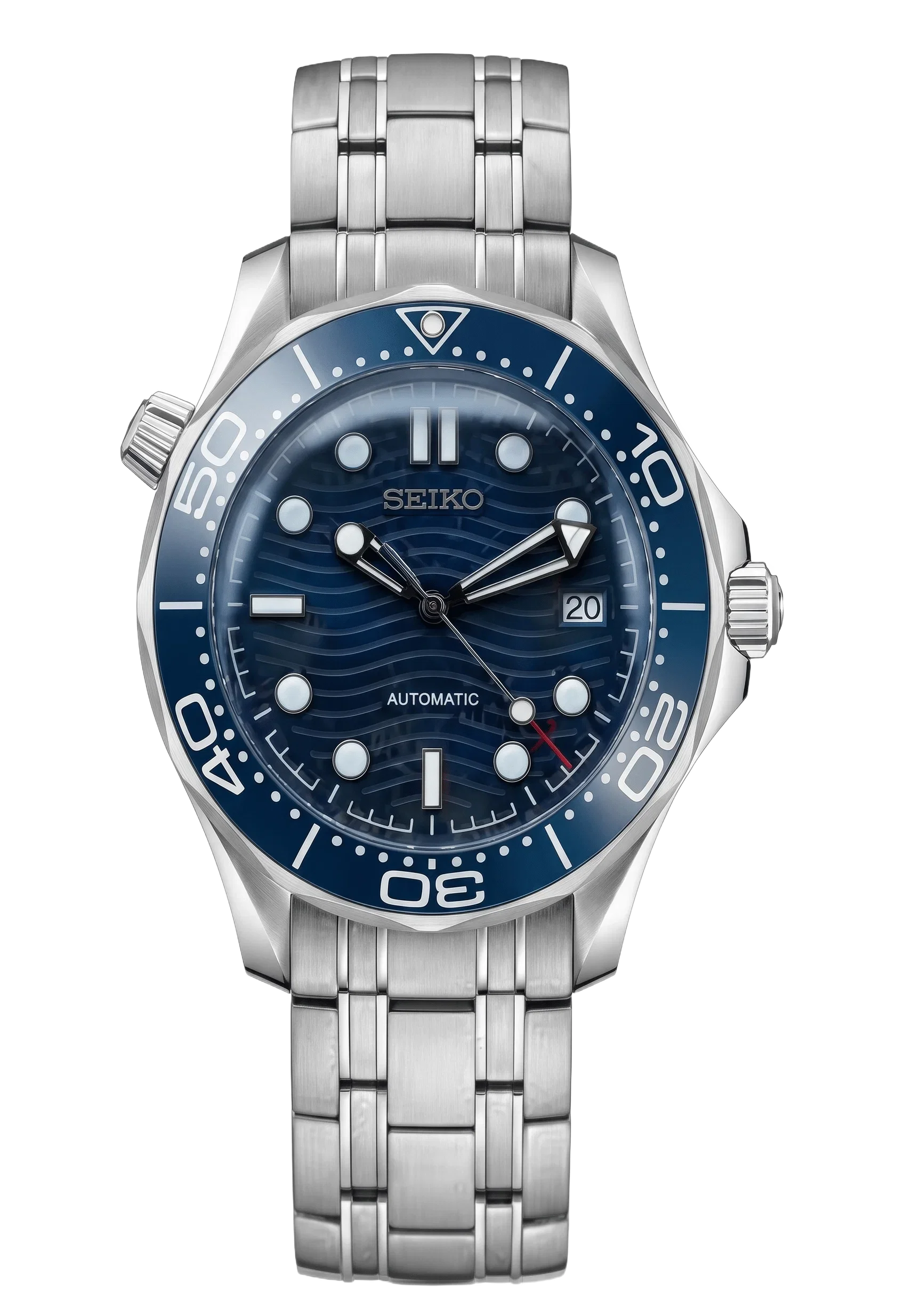 Mod (original Seiko Movement) Seamaster Blue