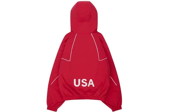 NAHMIAS x Marty Supreme A24 Classic Warm Up Jacket Dark Red
