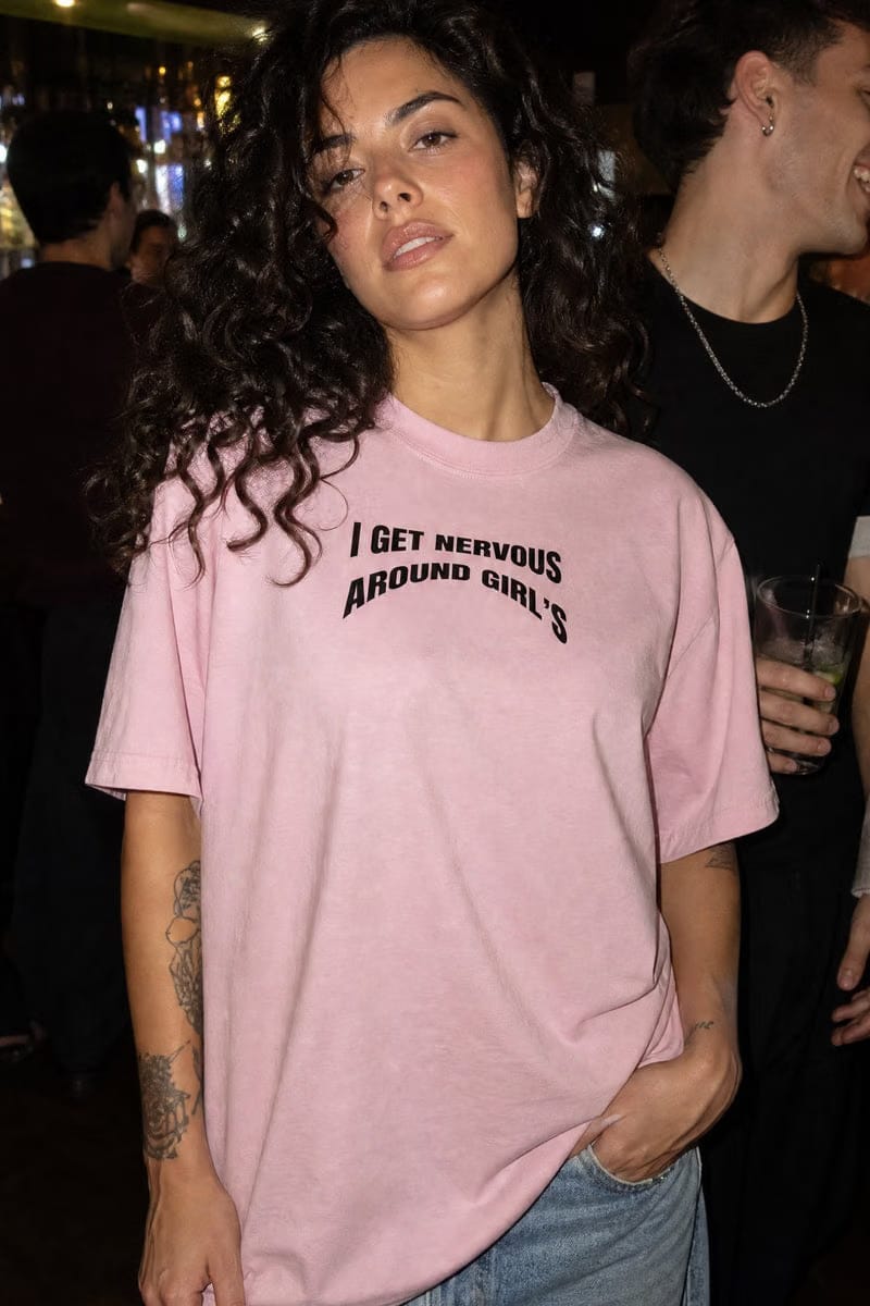 Forfksake Around Girl's Pink T-Shirt