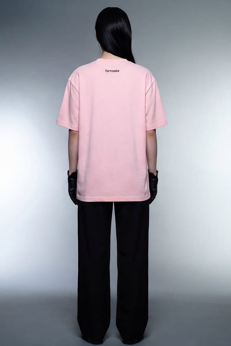 Forfksake Around Girl's Pink T-Shirt