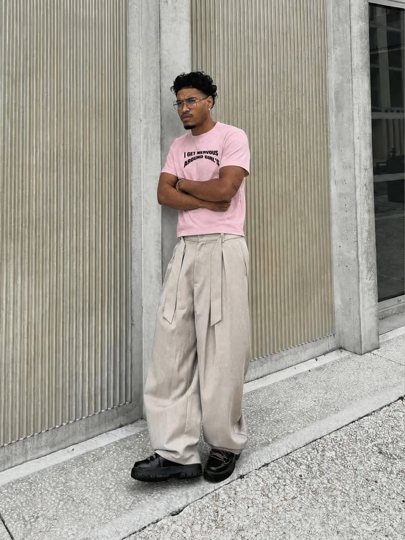 Forfksake Around Girl's Pink T-Shirt
