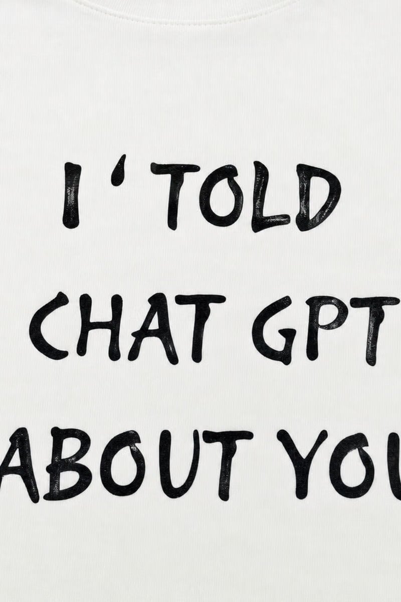 Forfksake Chat GPT White T-Shirt